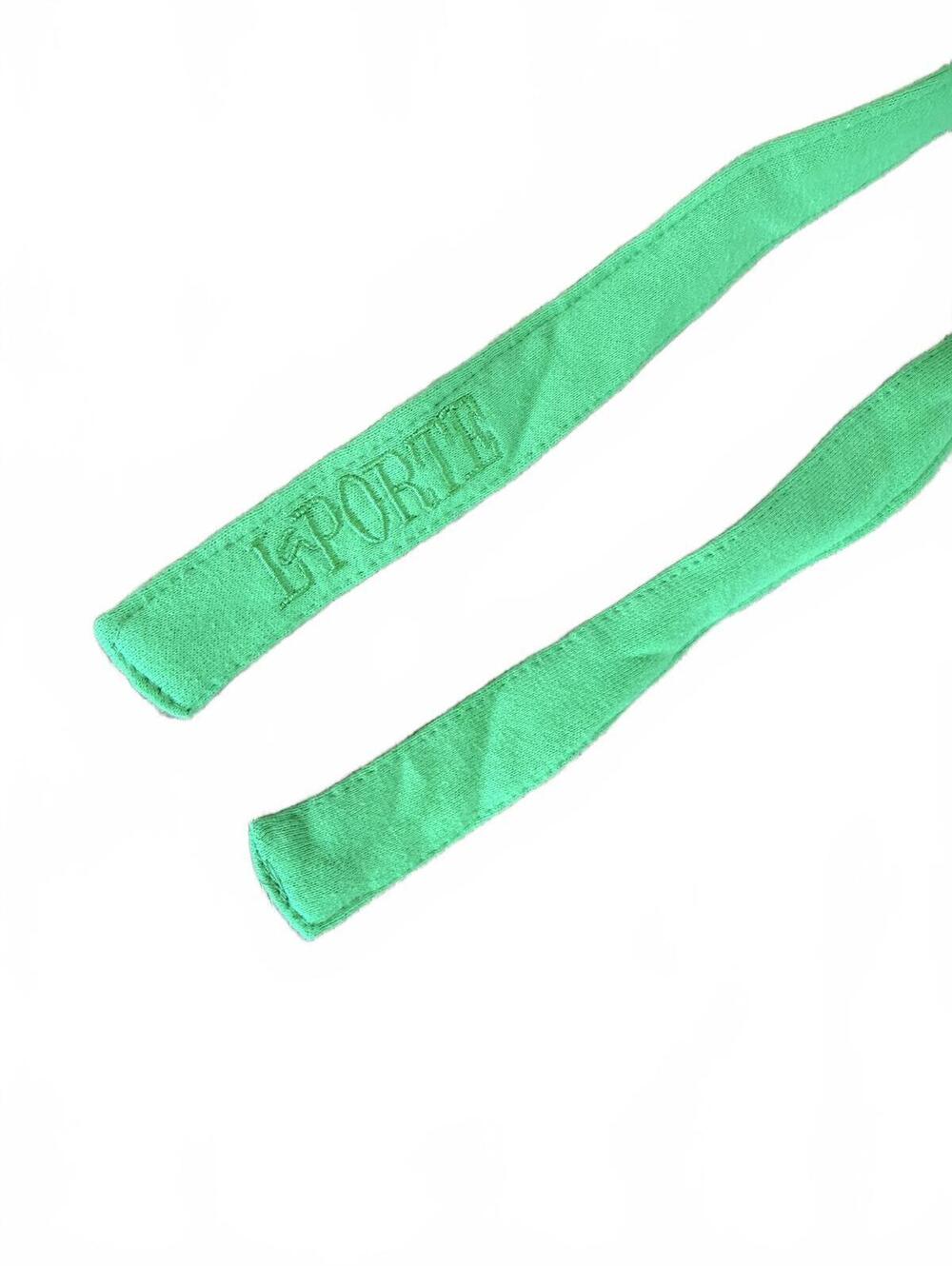 La Porte Green Two-Piece Crop Top and Wide-Leg Pants Set - Picture 7 of 8